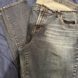 Old Navy Women's Dark Blue Straight Jeans